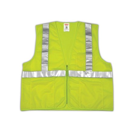 TINGLEY Job Sight ANSI Level 2 Lime Yellow HighVisibility Vest, M V70632.S-M
